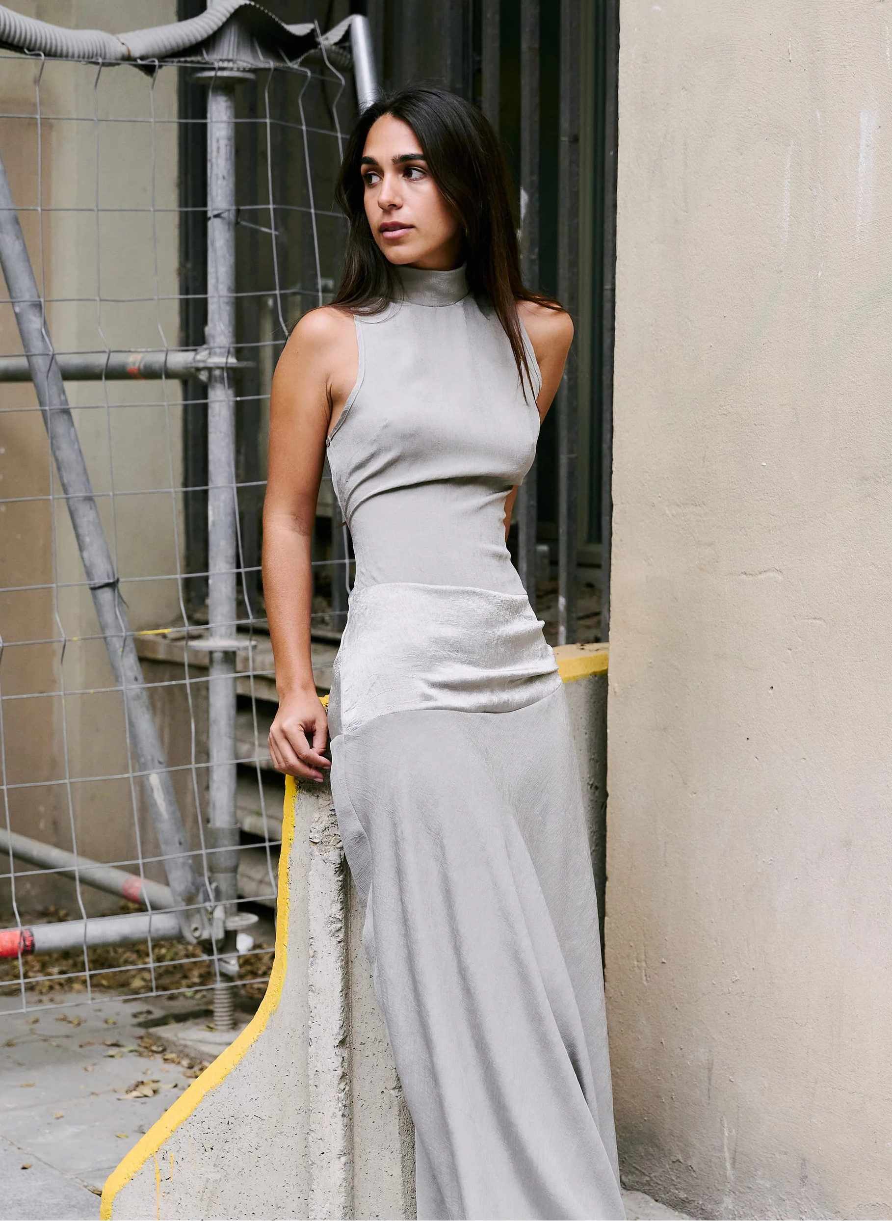 Vestido Medea gris