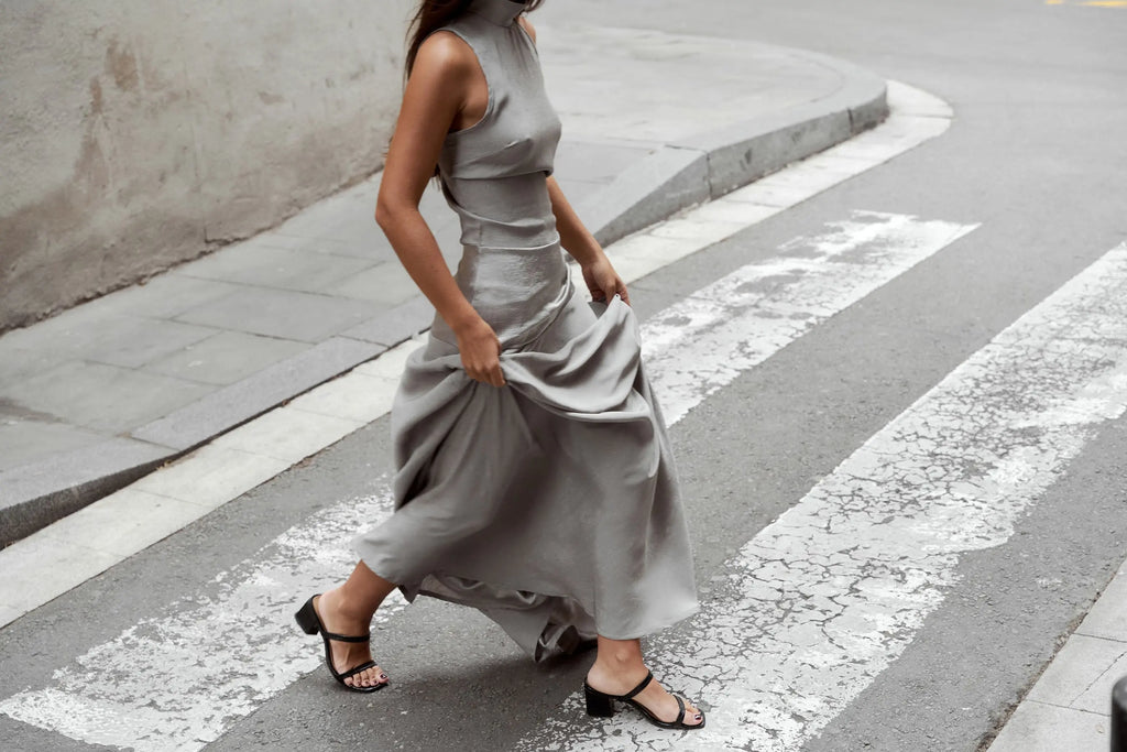Vestido Medea gris