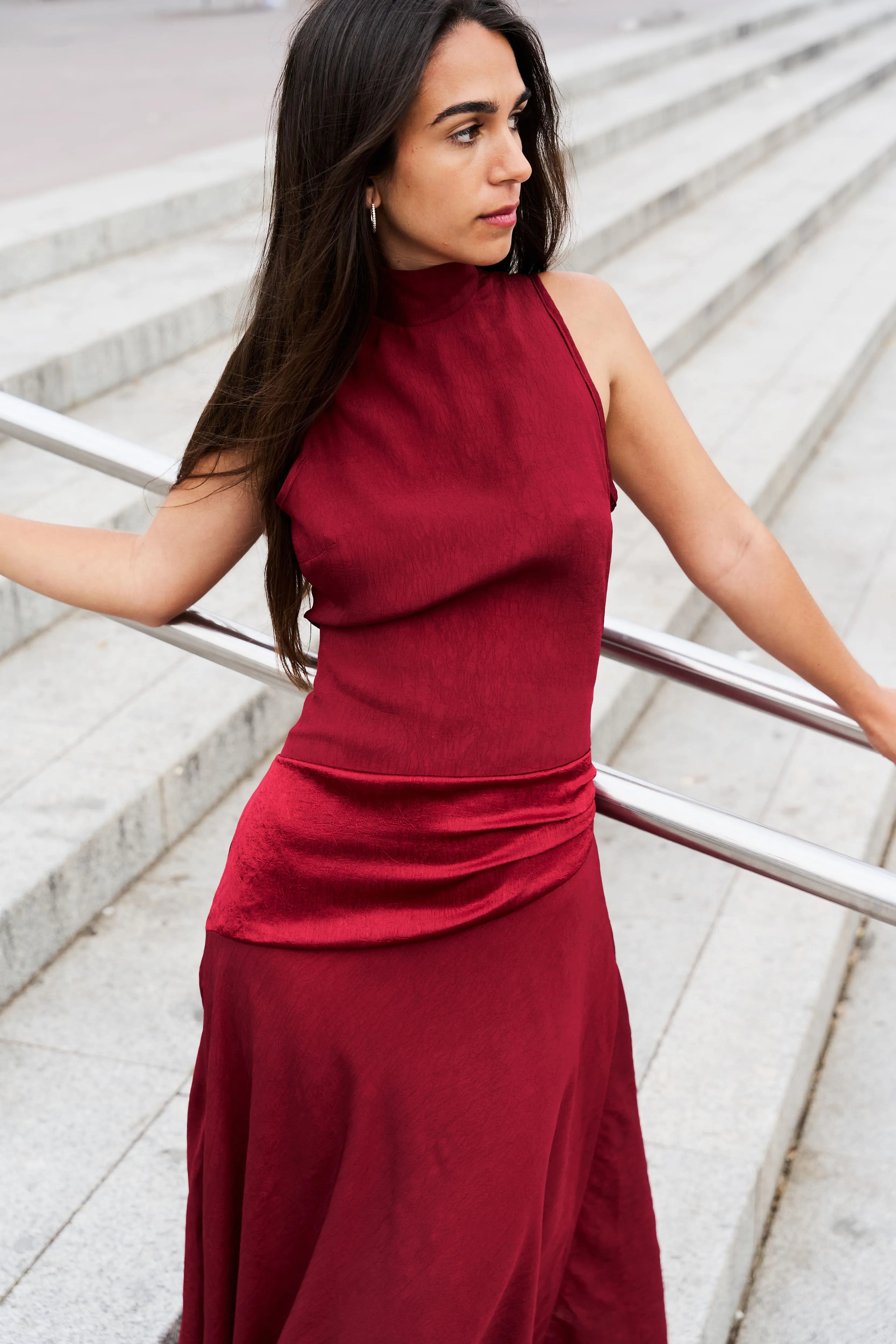 Vestido Medea rojo