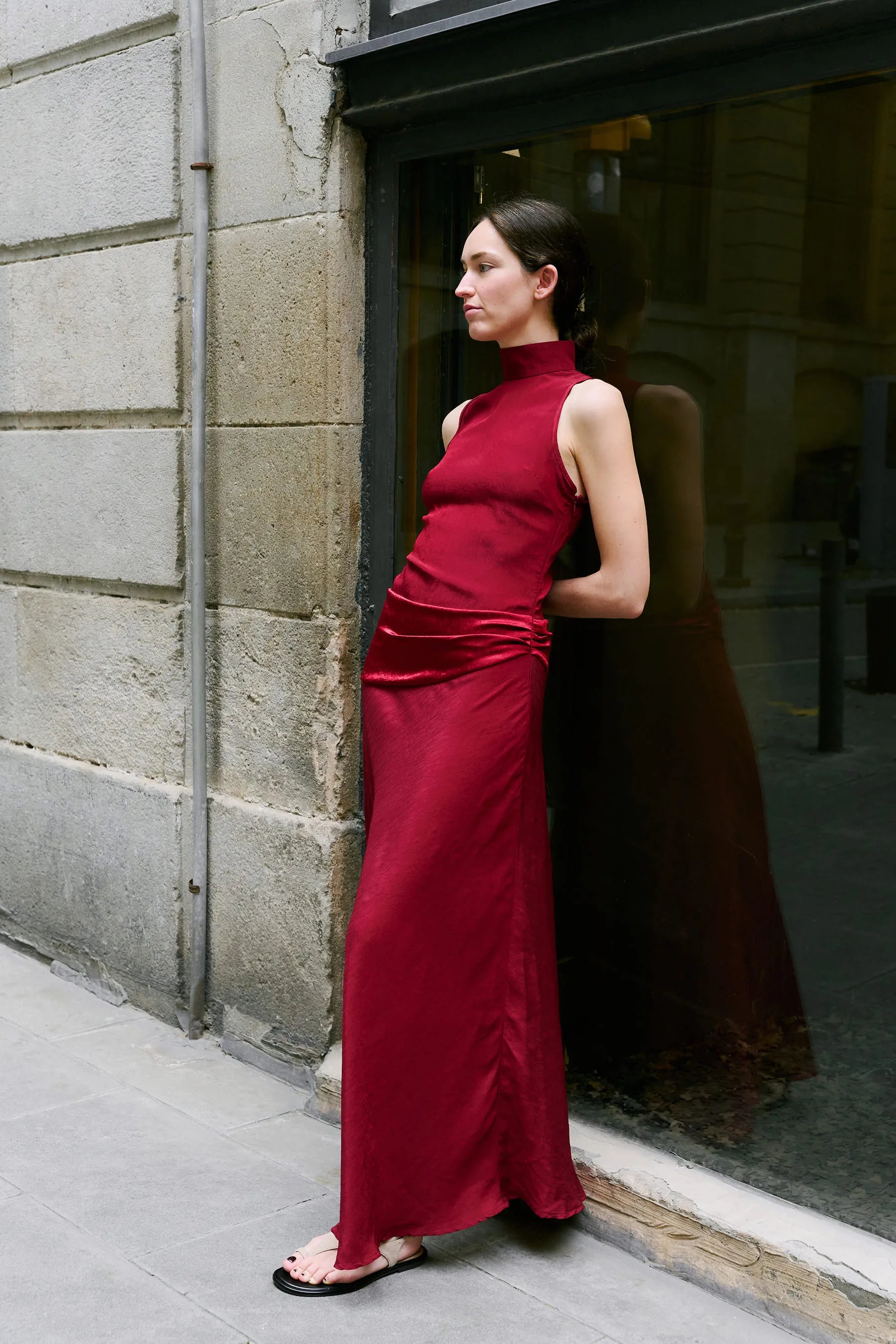 Vestido Medea rojo